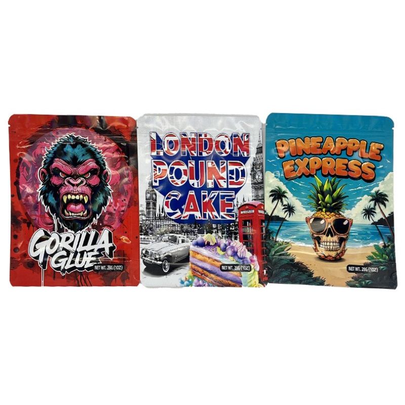 London Pound Cake 28g Big Cannabis Mylar Bags